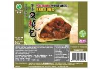 Whole Wheat Mini Char Siu Buns (9pcs/pack)(vegan)